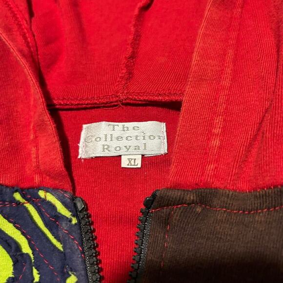 The Collection Royal Patchwork Hooded Dress – XL - Picture 2 of 6